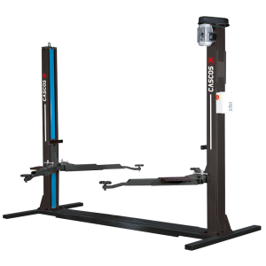 Discover the Cascos C4 Two Post Lift with the sleek Hofmann Megaplan blue design, combined with the traditional Cascos Vehicle Lift features.