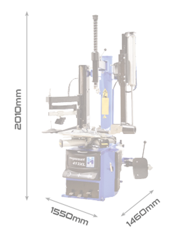 413-dims Premium Tyre Changers: megamount 413 Racing