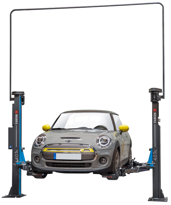Designed to cater for the increase of weight, our specialist EV Vehicle Lifts from Cascos are the ideal companion for any EV service.