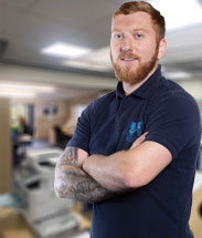 Luke in office